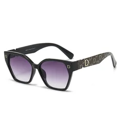 Elegant Cateye Glamour Sunglasses - Stylish Luxury Shades (As the picture)