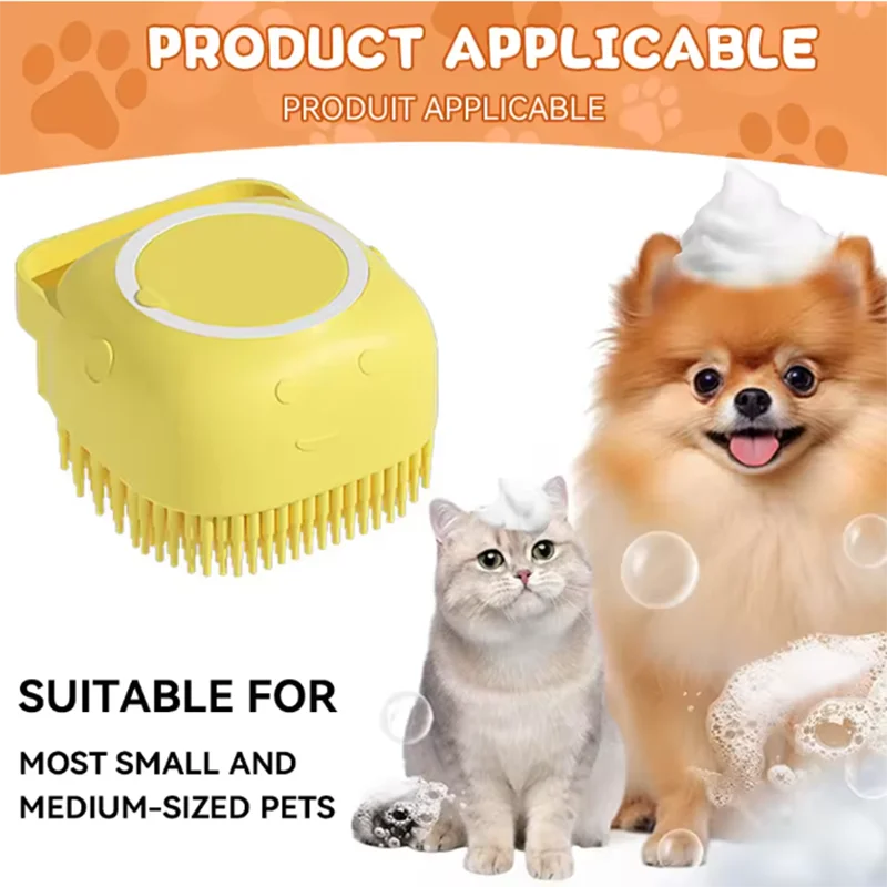 Multifunctional Pet Bath Massage Brush 4