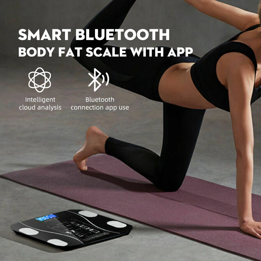 Body Fat Scale, HOMPO Bluetooth Digital Bathroom Smart Wireless Body F –  BABACLICK