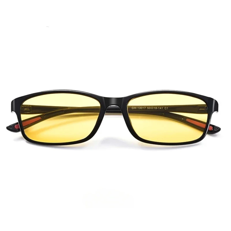 Enhanced Night Vision Retro Square Frame Eyeglasses