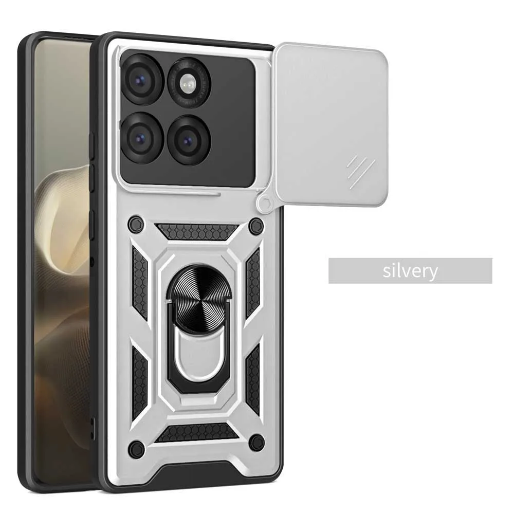 Shockproof Armor Case with Car Holder and Camera Lens Protection