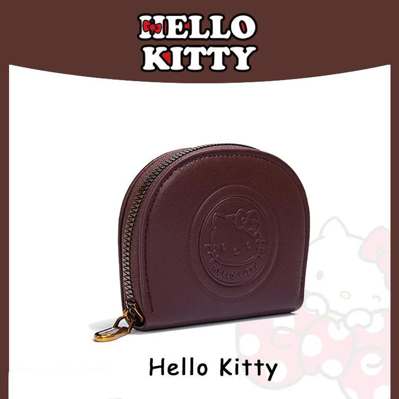 

Sanrio Hellokitty Bag Retro Mini Card Bag Kawaii Disney Minnie Fashion Small Card Bag Anime Cartoon Cute Girl Birthday Gifts