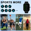 LAXASFIT 2025 New H9 Smartwatch Dial to Answer Calls Calorie Tracking Heart Rate Blood Oxygen Monitoring Bluetooth Smartwatch 5