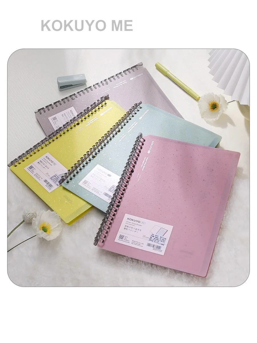 Japonês Kokuyo Book Binder ME Series Smartring Mais Anel Folha Solta Destacável b5 Bobina Leve e Fina Núcleo Substituível 1pc - Imagem 5