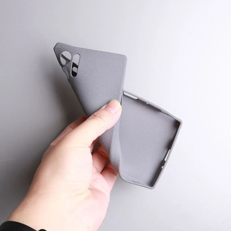 Enhanced Product Title:  
Premium Sand Matte Soft Silicone Protective Anti-Fall Case Cover