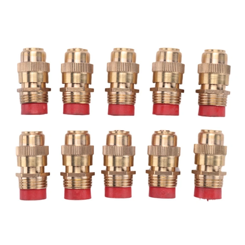 

30Pcs 1/2 Inch Adjustable Sprinkler Middle Distance Sprinkler Brass Nozzle Garden Lawn Irrigation Watering Fittings