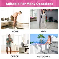 AOLIKES 3PCS Long Resistance Loop Band Set Unisex Fitness Yoga Elastic Bands Hip Circle Thigh Squat Band Workout Gym Equipment - Image 6