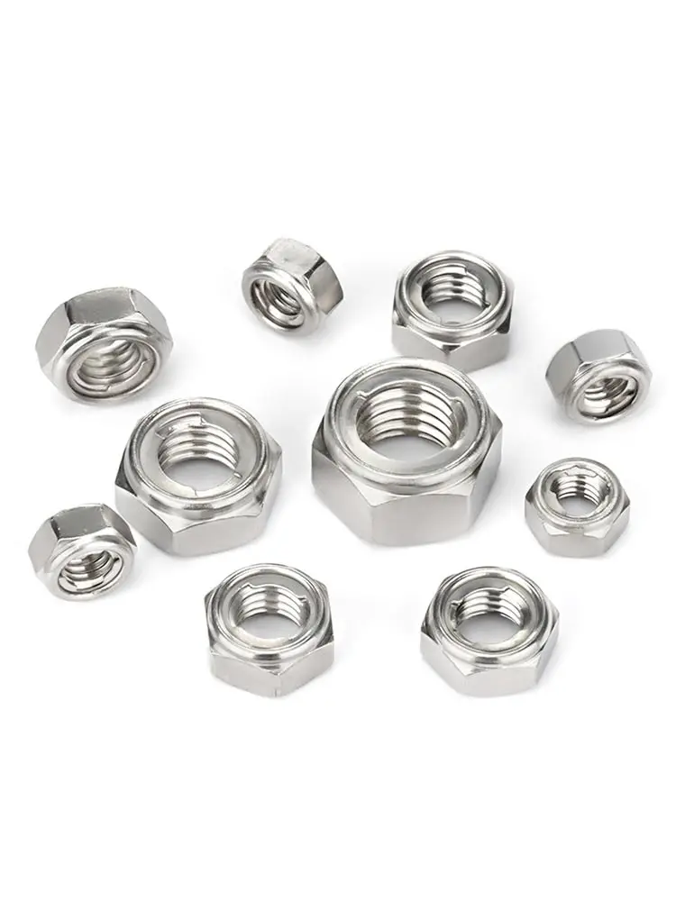 Din 6923 Stainless Nut M5 A2 Stainless Steel Serrated Flanged