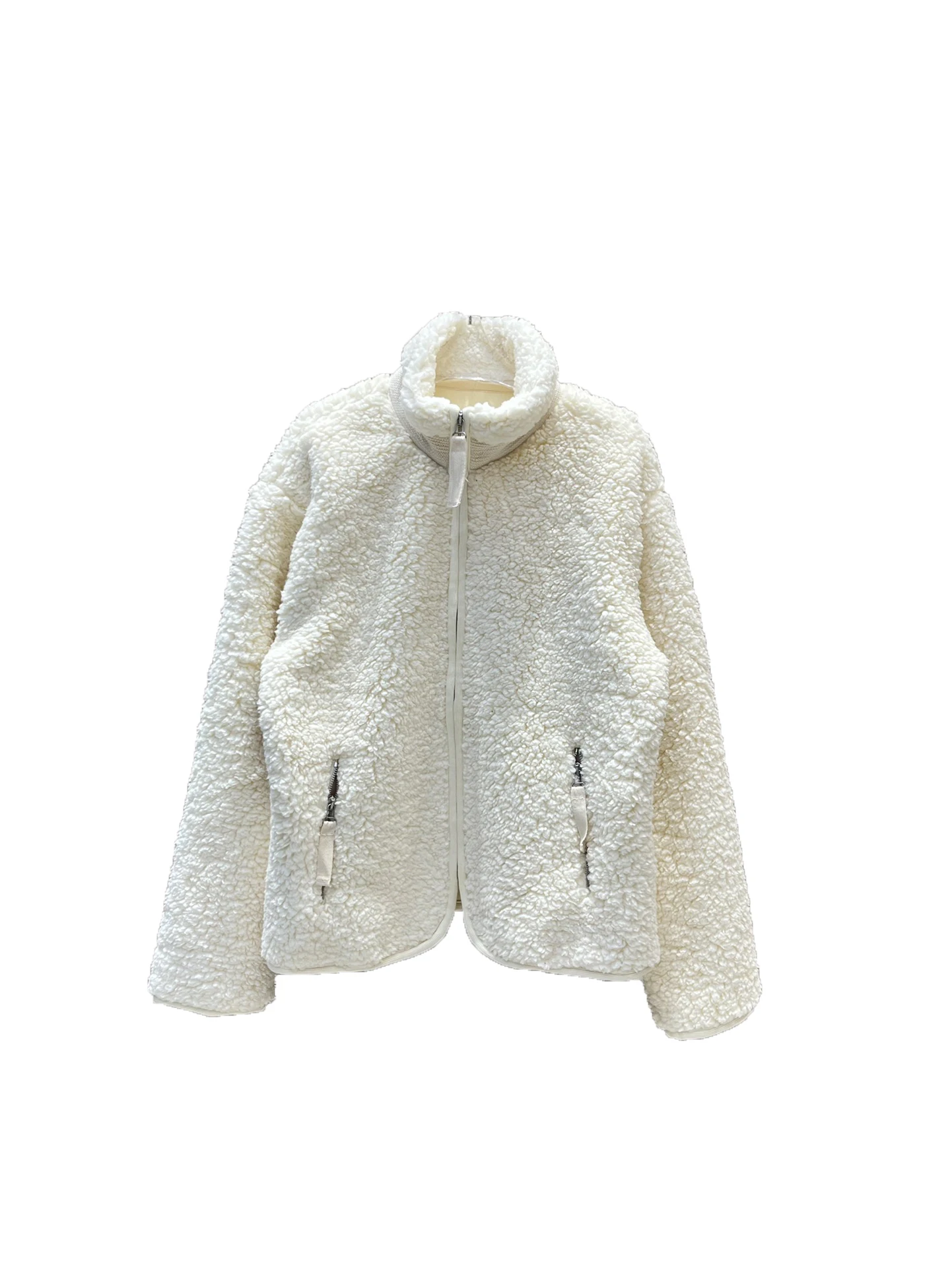 

Lamb wool coat fashionable atmosphere cozy 2023 fall and winter new products