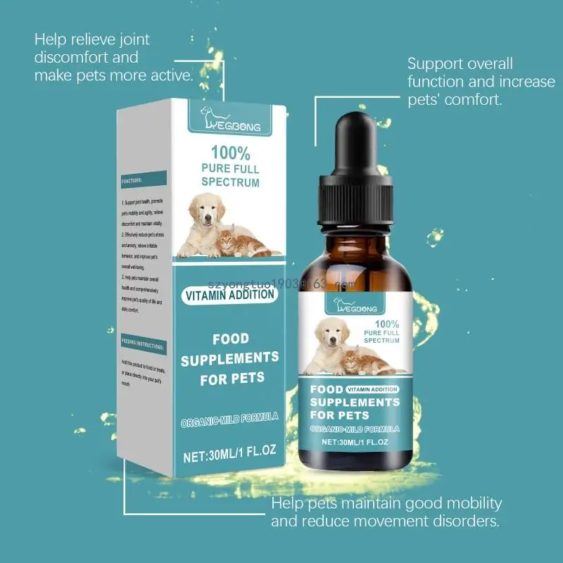 Dog Health Care Bad Immunity Increase Vitalities Enhancement Drop Pet Supply