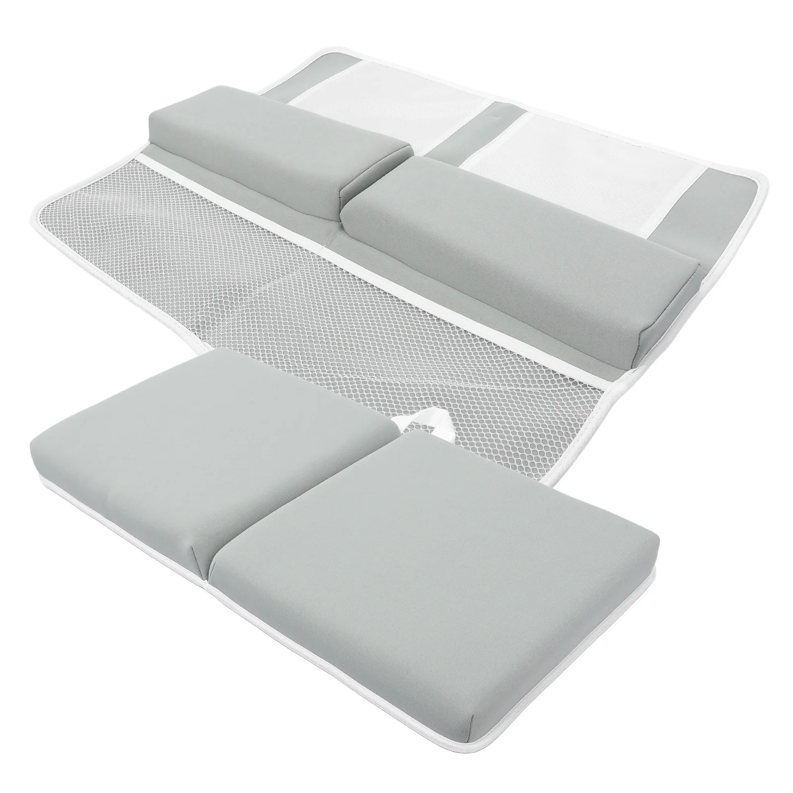 Baby Bathing Anti Slip Mat Bath Kneeler Elbow Rest Pad Tub Sponge Mat Padded Knee Bathtub Cushion Baby Shower Cap Shampoo Hat