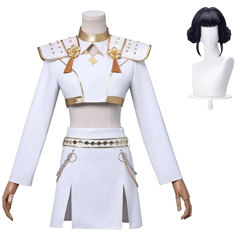 Peluca Larga Trenzada Violeta Para Cosplay De Anime Y KPop – Fibra Sintética De Alta Temperatura – Ideal Para Halloween Y Fiestas – Gorra Ajustable