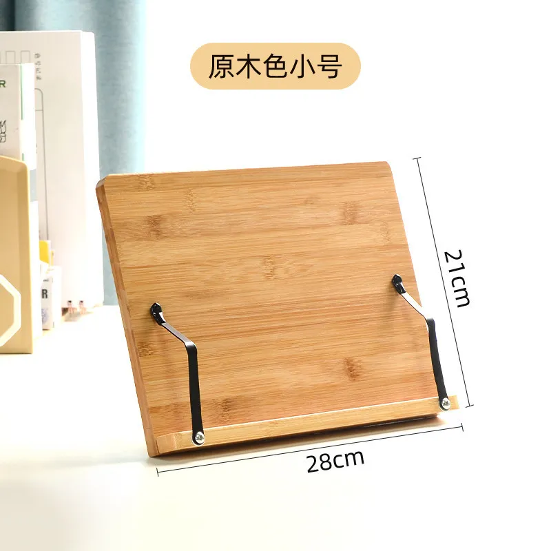 학생을 위한 나무 책장 캘리그라피 독서 받침대, 교사 태블릿 테이블 상단 책꽂이