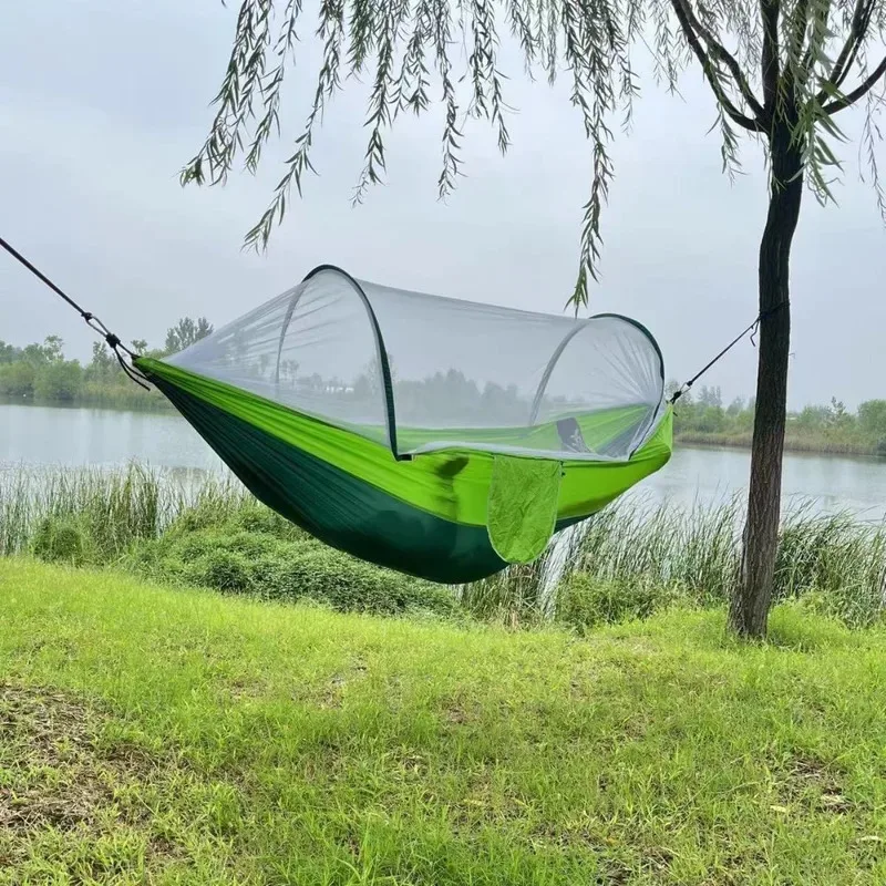 Outdoor Camping Hammock Hanging Bed with Mosquito Net 2