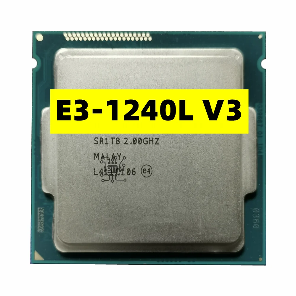 Xeon E3-1240Lv3 Cpu 2.00Ghz 8M 25W Lga1150 E3-1240L V3 Processore Cpu Desktop Quad-Core E3 1240L V3