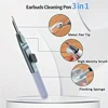 7in1 Multi-Function Cleaning Pen Soft Brush Flocking Sponge with Cloth, Airpod Cleaner Kit,for Airpods Pro 1 2 3, Mobile Phone 5