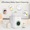4-in-1 Baby Bottle Washer Sterilizer Dryer Green Clean Sterilize Dry & Store Bottles & Accessories in One Machine Time & Effort 4
