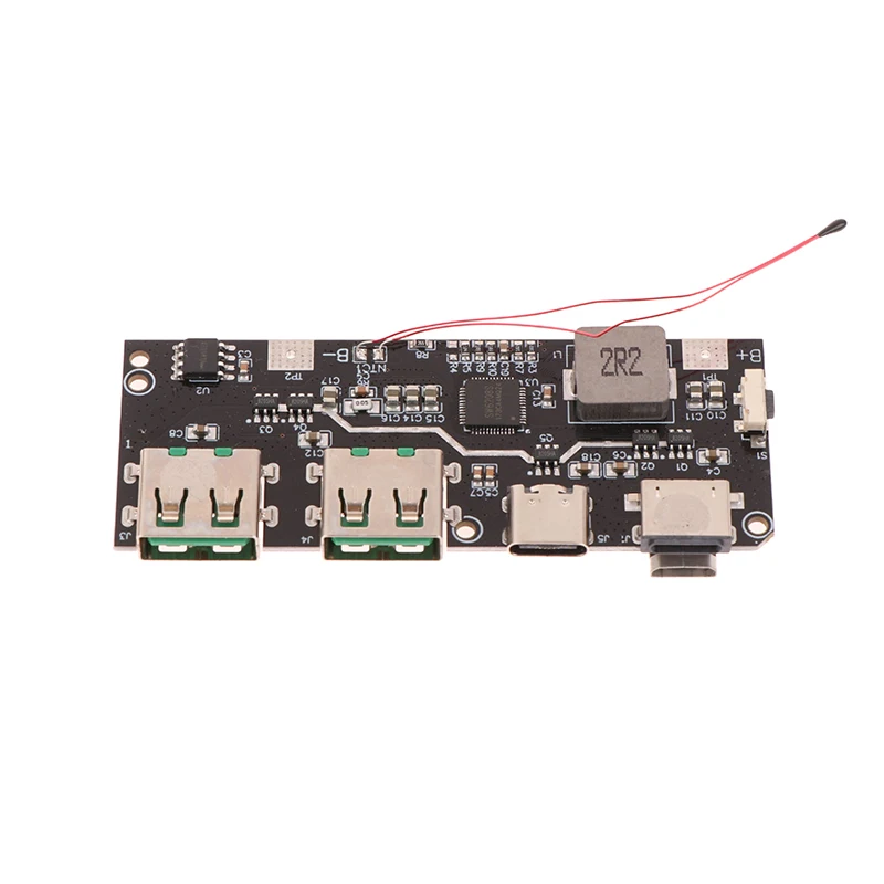Power Bank QC4.0+PD3.0 LED Dual USB 22.5W Micro/Type-C USB Mobile Power Bank 18650 Charging Module Temperature / Circuit Protection