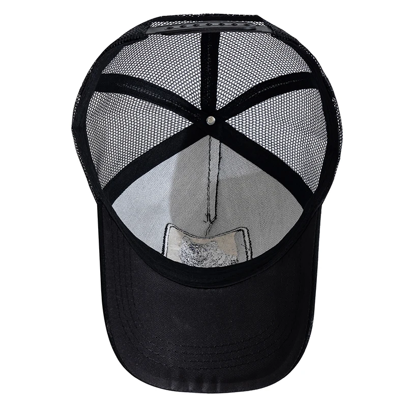 Unisex Baseball Cap WOLF Embroidery Patch Pattern Caps Men Women Summer Trucker Hat