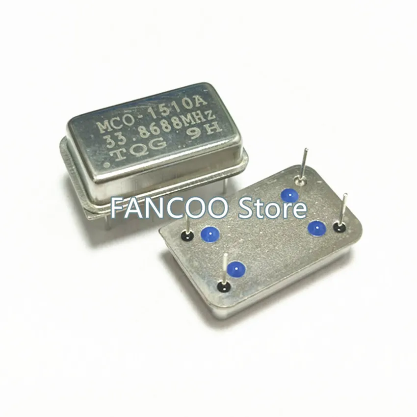 5pcs 33.8688M 33.8688MHZ 33.8688 Crystal Oscillator Active OSC DIP-4 Rectangle Full Size 3.3V 5V