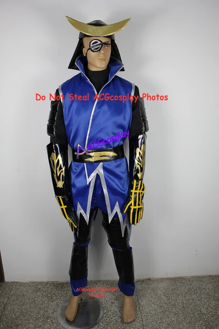 Fantasia Raiden Mortal Kombat Masculina Adulto Cosplay