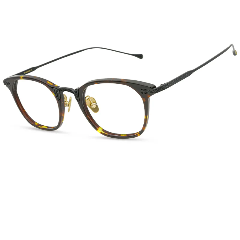 

Handmade titanium optical glasses frame, retro eyeglass frame, men's glasses