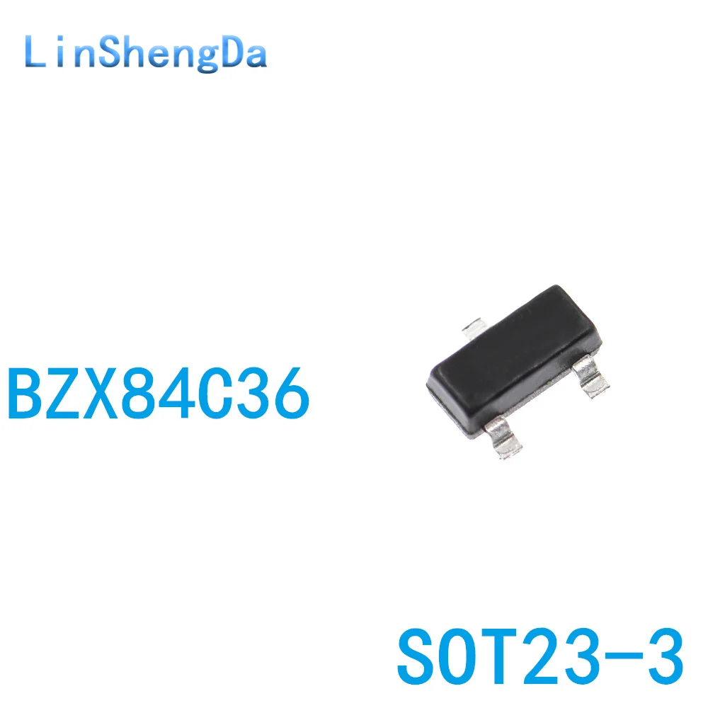 

Whole disc BZX84C36 voltage regulator diode 36V SMD SOT23 screen printed Y13 (3K installation)