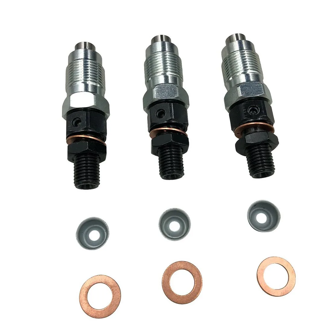 Iniettori Di Carburante 3 Pezzi H1600-53000 16001-53002 16001-53000 Per Motore Kubota D722 D782 D902 Z402 Z482 Z602 G2160 G1800