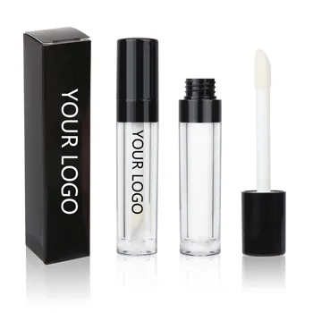 DIY 8ML	Empty Lip Gloss Tubes With 25mm*117mm lipgloss Box Wholesale Empty Box Containers Gloss Bottle Packaging Cosmetic custom 1