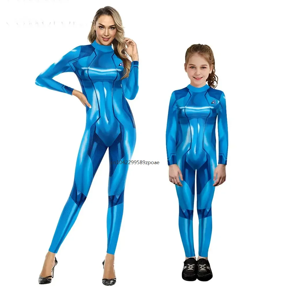 

Matching Outfits 3D Printed Zentai Cosplay Costume Parent-Childpurim Carnival Suit Sexy Bodysuit Spandex Catsuit 2024