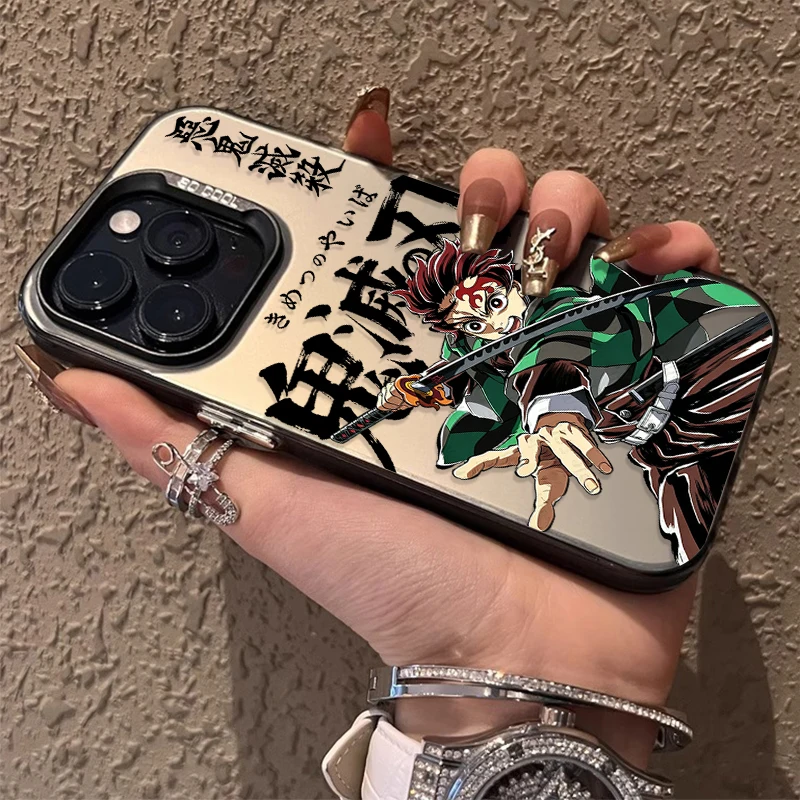 Tanjiro Zenitsu Retro-Themed Phone Case