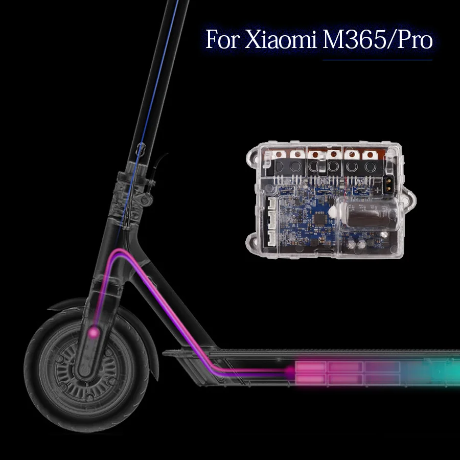 Enhanced Electric Scooter Controller Suite with Digital Display & Front Light Parts