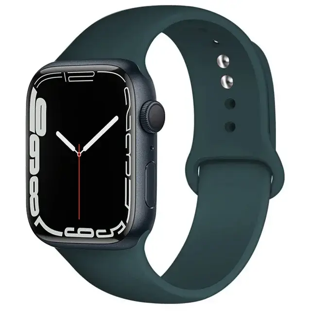 Silicone Band For Apple Watch strap 46mm 44mm 45mm 40mm 41mm 42-38mm 49mm sport bracelet iwatch series 11 10 9 8 7 6 5 SE Ultra3 - Image 50