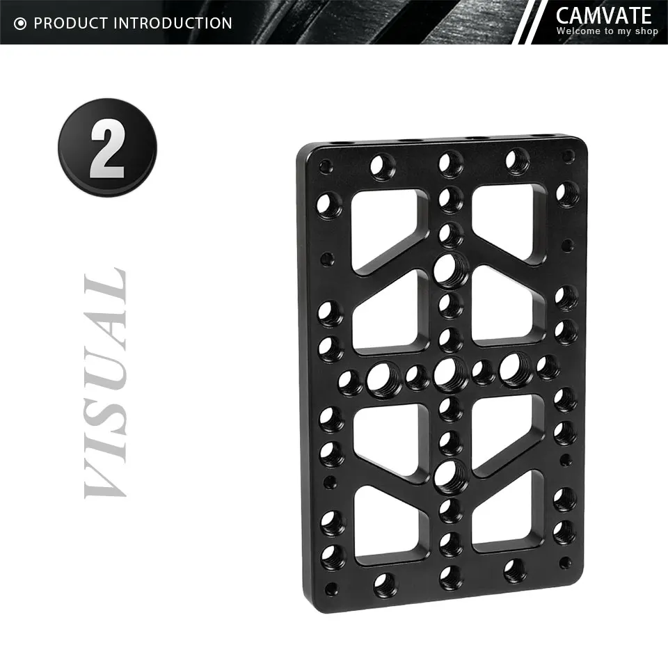 Multi-purpose Switching Plate for Rail Block Dovetail Camera Cheese Plate With 1