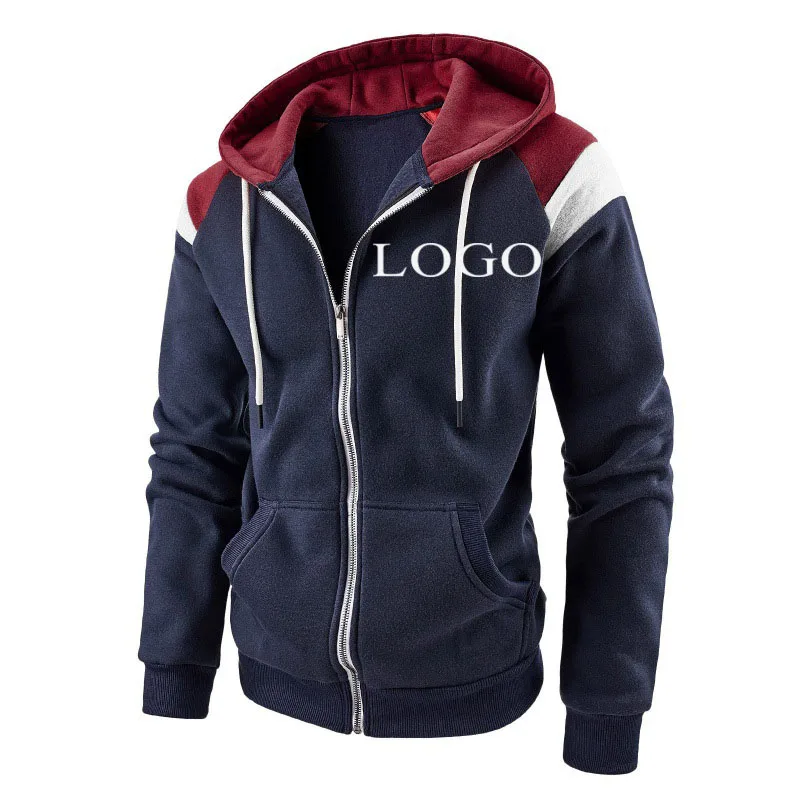Your Own Design Brand Logo/Picture Personalized Custom Anywhere Men Women DIY Colored casual hoodie cardigan Fashion New