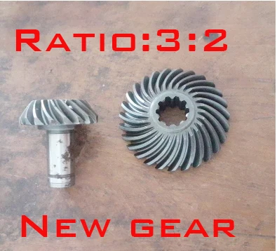 3:2 new Pinion Sprial Gear Set Headstern Marine Propulsion Outboard Engine Hanger Gasoline Powered Machine