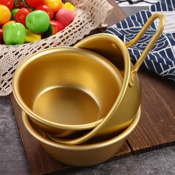 빠른 가열 전통 알루미늄 주방 디저트 트레이, 한국 라멘 국수 냄비, 와인 컵, 쌀 와인 그릇