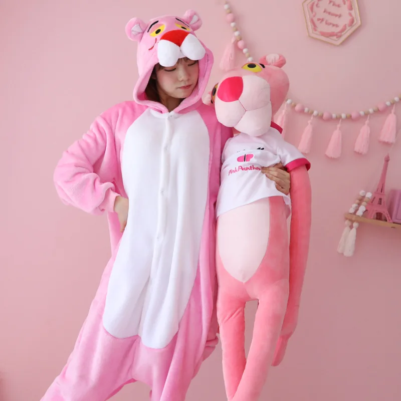 One Piece Pajamas Fluffy Pajamas Halloween Cosplay Costumes Long Sleeve Kigurumi Adult Flannel Anime Cartoon Nightgowns Adult