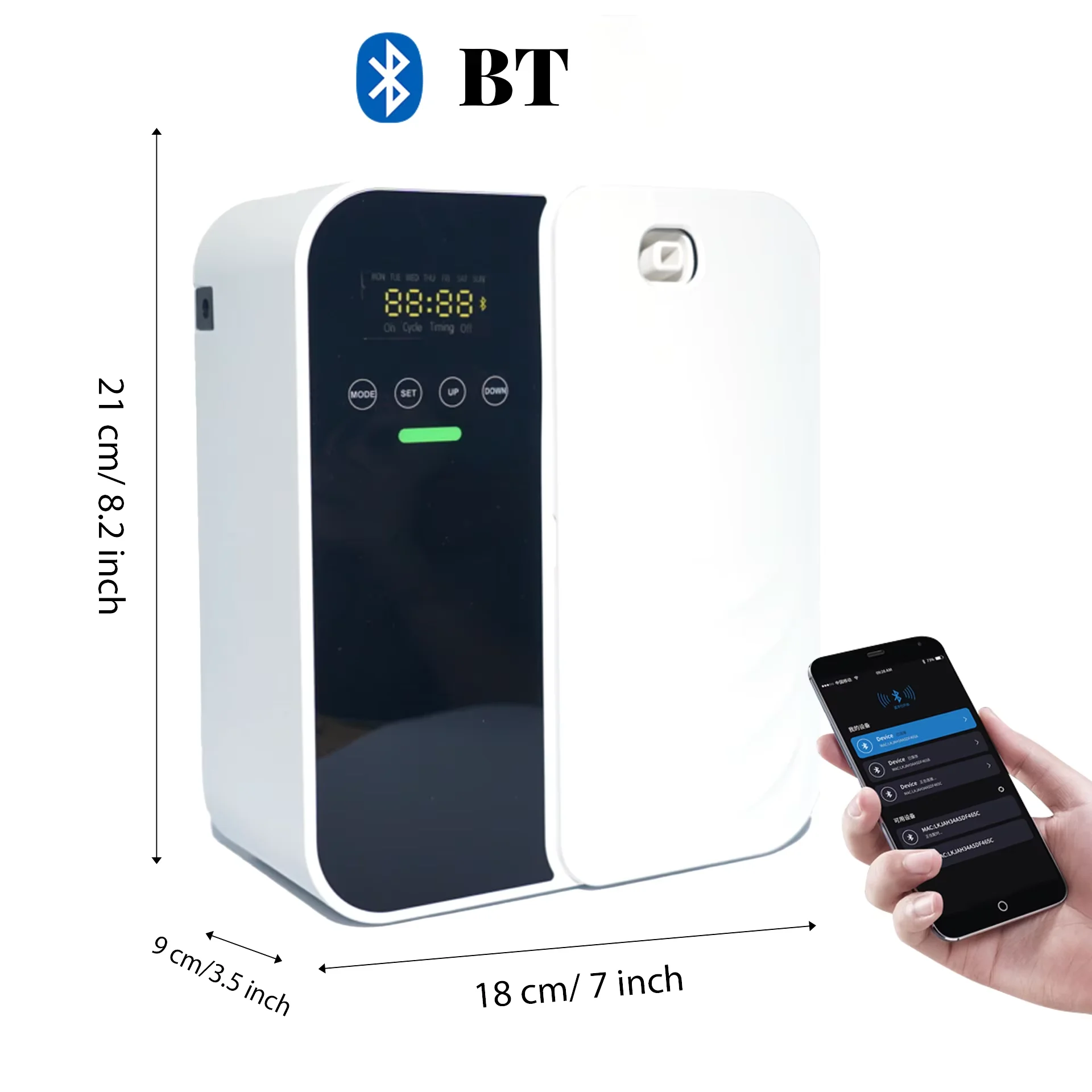 ناشر رائحة بدون ماء 1000 متر مكعب ماكينة رائحة كهر...