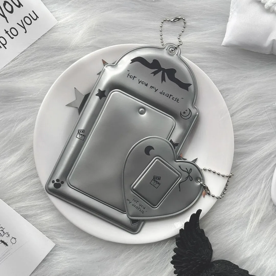 Bow star card sleeve Star Follower small card Polaroid storage display pendant 2