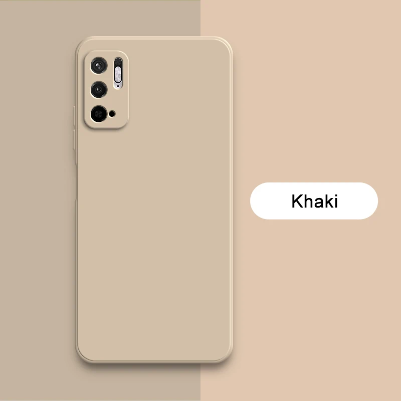 Original Square Liquid Shockproof Soft Silicone Phone Case