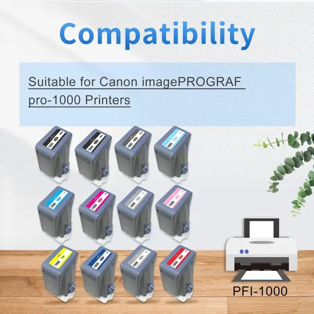Aomya PFI 1000 pfi-1000 Compatible for Canon pro 1000 Ink