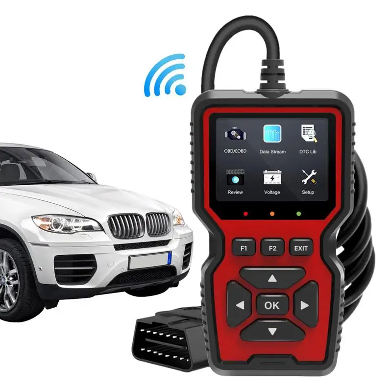

V519 Diagnostic Tool OBD2 Scanners Clear Automotive Scanner Engine DTC Lookup Battery Test Code Reader Real Time Data Reading