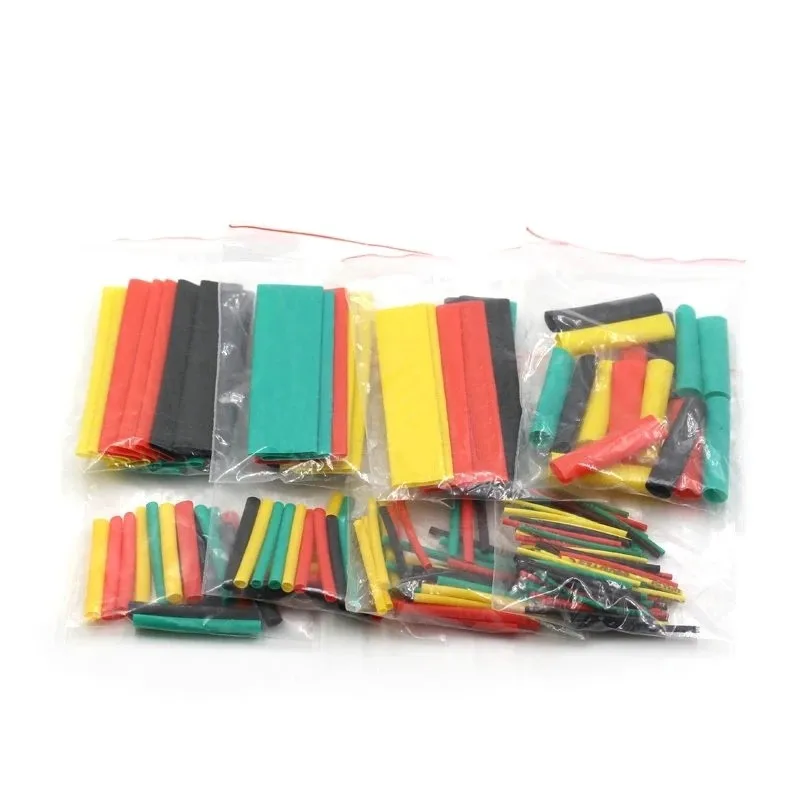Heat Shrink Tubing 164pcs Set Polyolefin Shrinking Assorted Heat Shrink Tube Wire Cable Insulated Sleeving Tubing Set