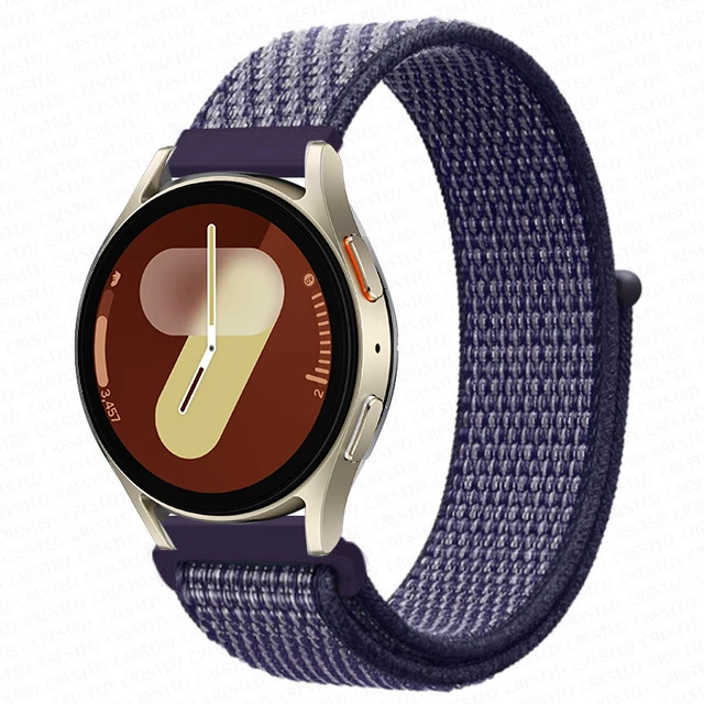 Versatile Nylon Loop Bracelet for Smartwatches - 22mm/20mm Band