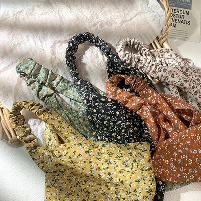 Floral Kerchief Headwear Wrist Head Wrap Scarf Triangular Headscarf Accessories Hair Band Fashion Women Hats Creative Gifts