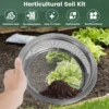 Dirt Sifter Set for Gardening Bonsai Detachable Stainless Steel Soil Sieve Set With Shovel Easy to Clean Interchangeable Meshes 6