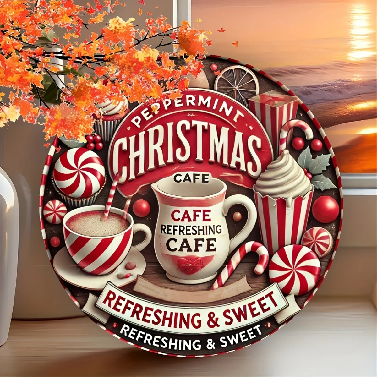 A wooden wall sign, suitable for homes, offices, coffee shops, bars, garages, and can be used for various purposes