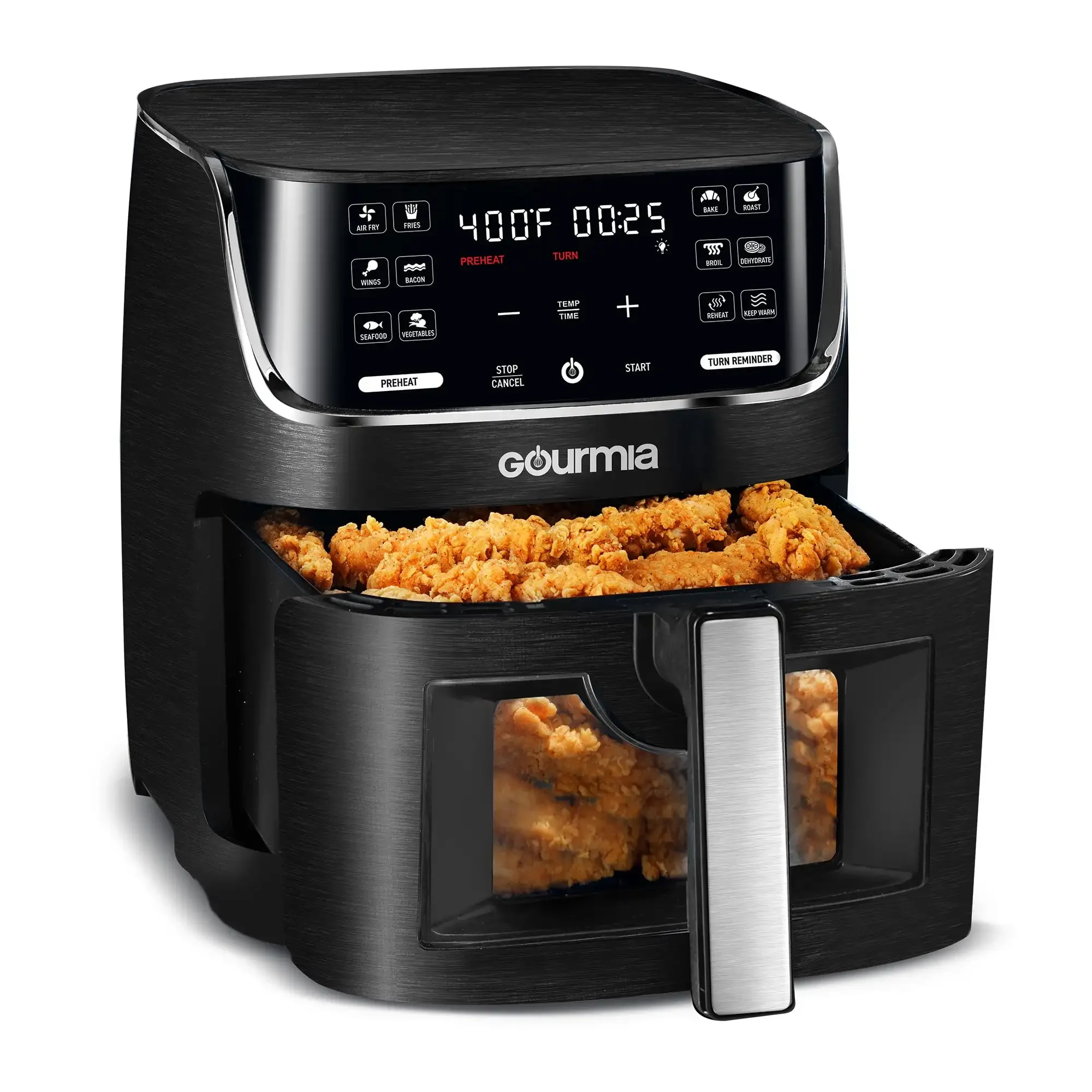 NEW 8 Qt Digital Window Air Fryer with 12 One-Touch Presets  Air Fryer Oven 4