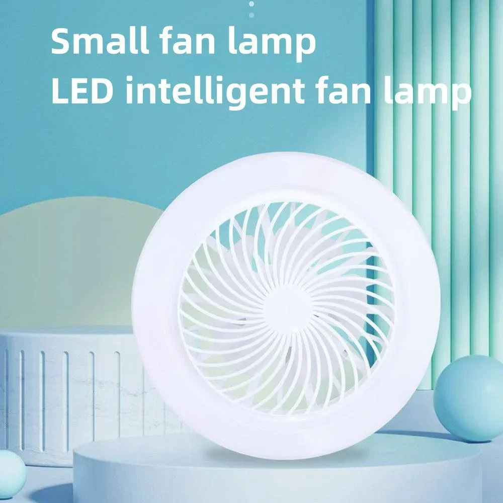 2-in-1 Three-speed Mode LED Fan Light LED Lamp Bead E27 Screw Fan Light Remote Control Wall Control for Bedroom Ceiling